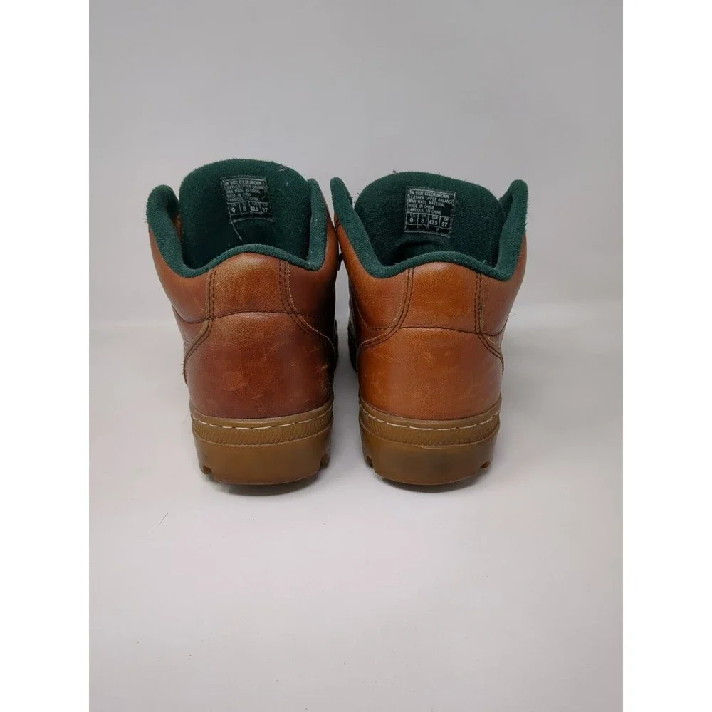 Vintage Y2K Skechers Chunky Ankle‎ Boots Leather Lace Up Brown Shoes Mens Size 9
